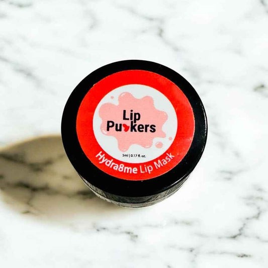 Hydra8me Overnight Lip Mask, Hydrating Treatment with Natural Oils, 5ml/.17oz