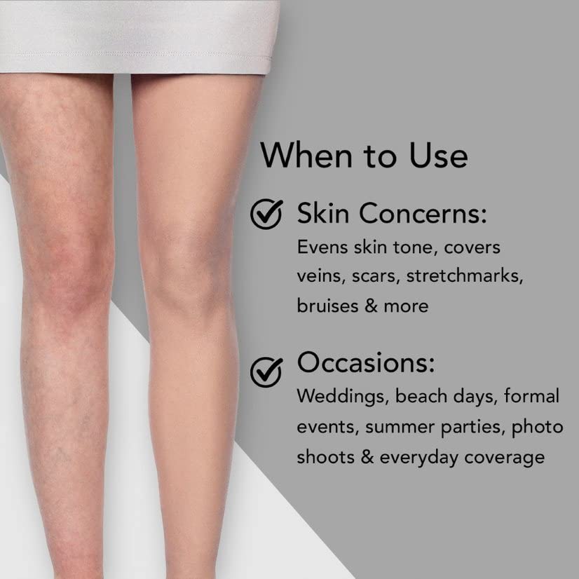Dermablend Leg and Body Makeup Foundation - SPF 25 for All-Day Coverage