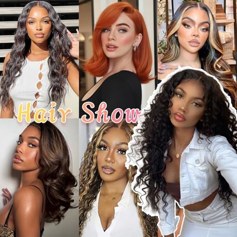 Brown Highlight Bundles Human Hair 26 28 30Inch Water Wave Bundles Human Hair Weave for Black Women Brazilian Virgin Hair 3 Bundles£¨Black and Light Brown£¬#P1B/30£©