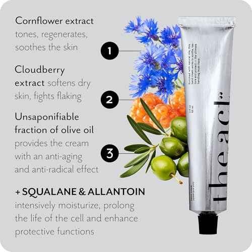 The Act Hand Cream for Women & Men, Lamellar Technology with Vitamins A & E for Deep Hydration and Anti-Aging, Moisturizing, Organic, Vegan (2 Fl Oz, Subtle Herbal)