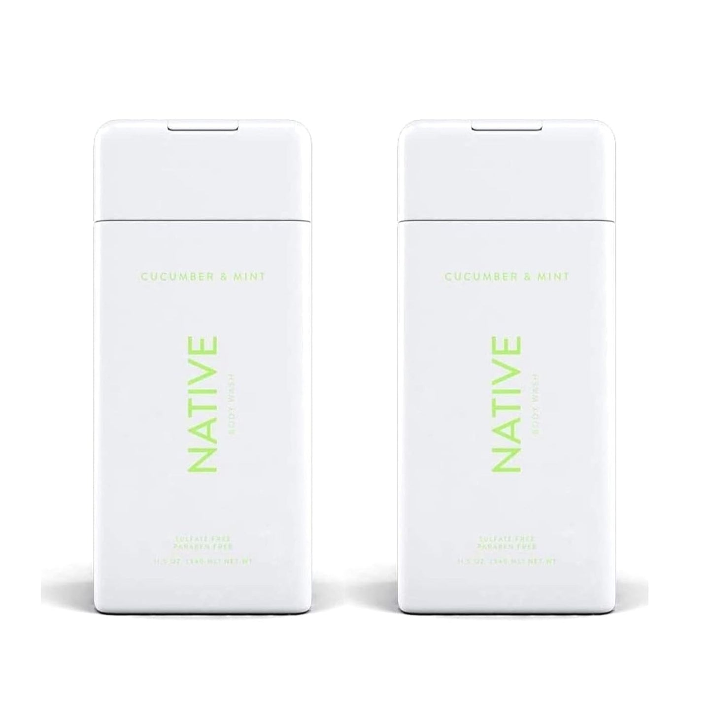Cucumber and Mint Body Wash - Refreshing 11.5 oz Bottles | Pack of 2