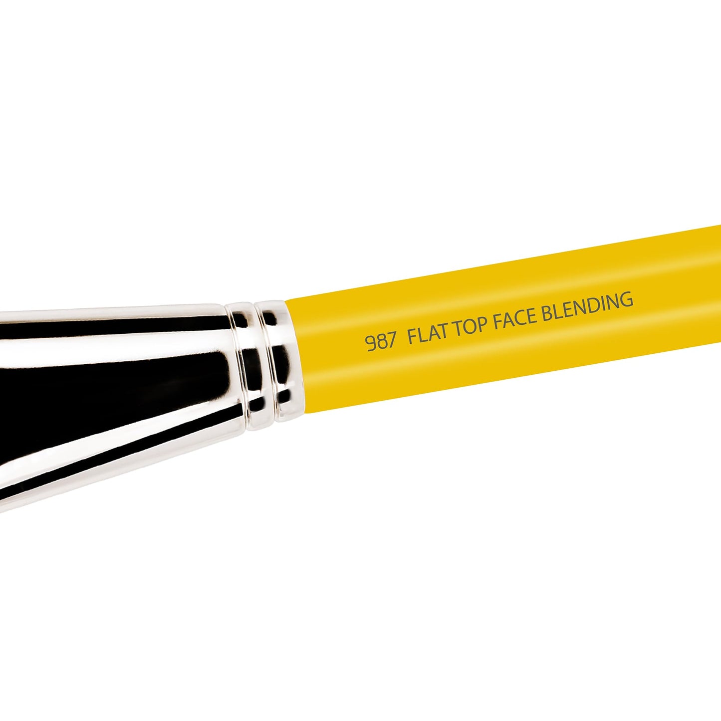 Bdellium Tools Professional Makeup Brush - Studio Series 987 Face Blending - With Soft Synthetic Fibers, For Sculpting Cheekbones and Adding Dimension (Yellow, 1pc)