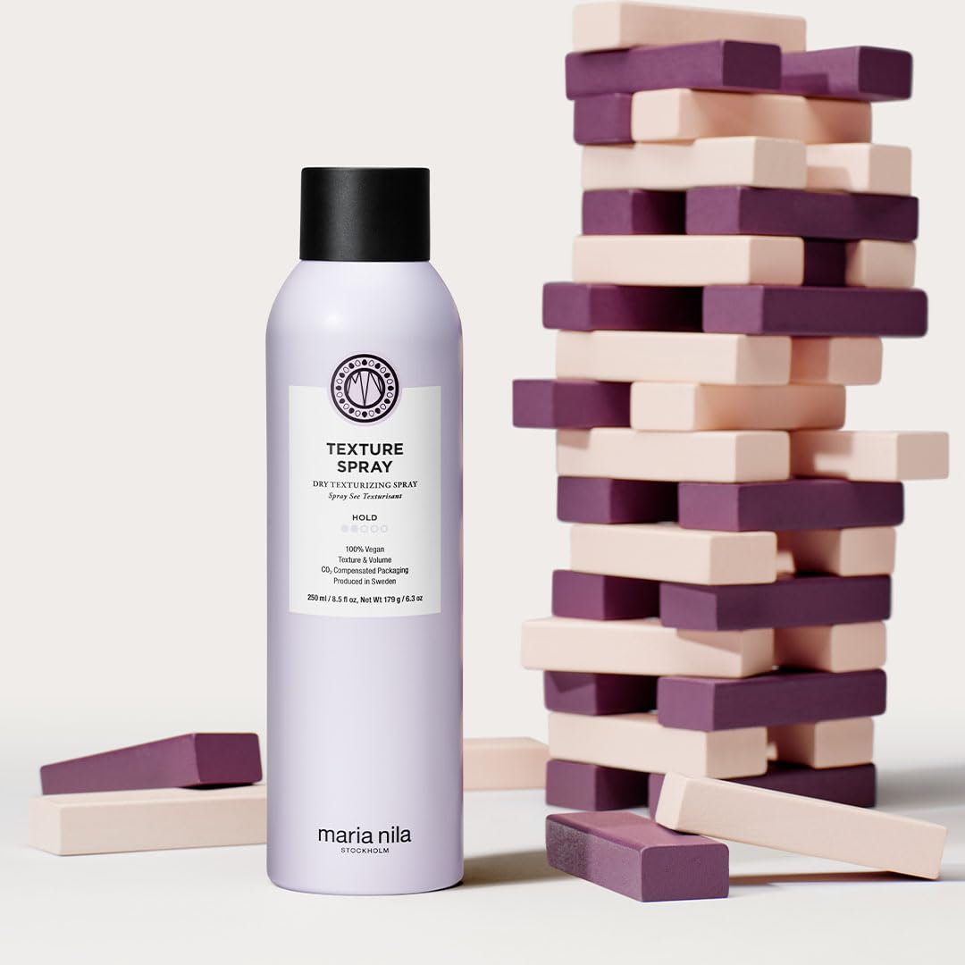 Maria Nila, Texture Spray, Hold 2/5, Moisturizing & provides Instant Volume and Texture, 100% Vegan & Sulfate/Paraben free, 7.4 Fl Oz
