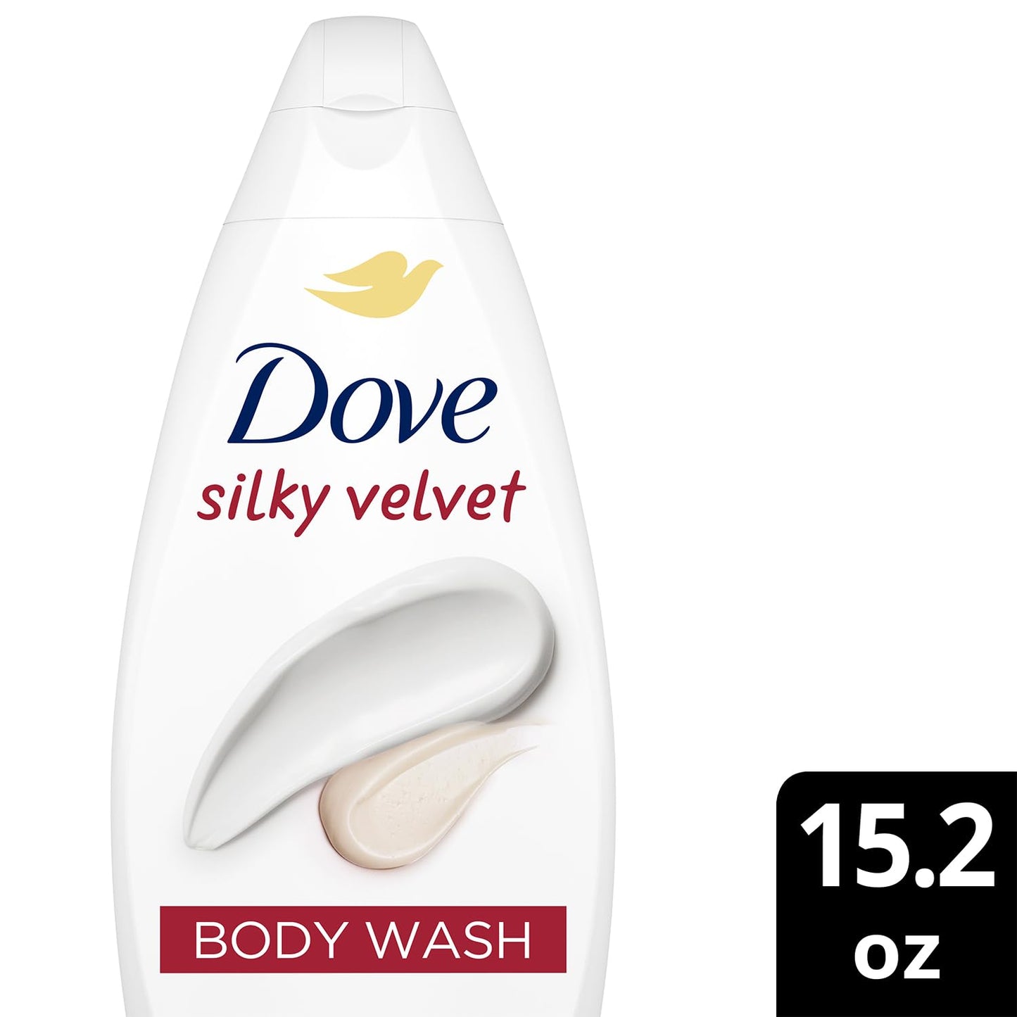 Dove Body Wash, Silky Velvet 2-Pack – Luxurious Moisturizing Cleanser for Smooth, Soft Skin, 15.22 Oz Ea