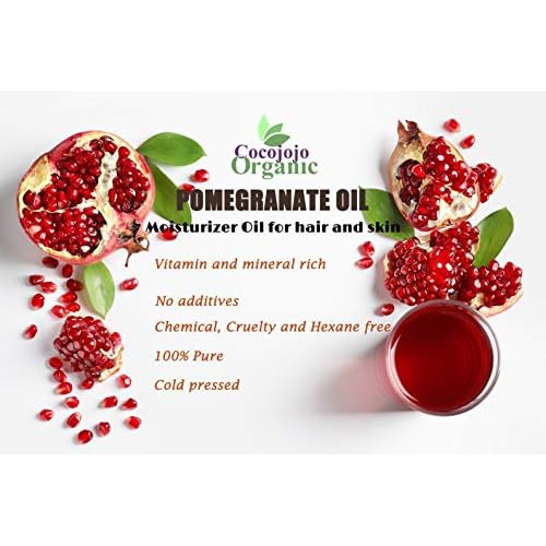 Dr Joe Lab Pomegranate Seed Oil 32 oz Sourced Pure Natural Cold Pressed Unrefined Extra Virgin Hair Skin Body Nail Beard Oil - Moisturizes, Soothes, Hydrates, & Nourishes