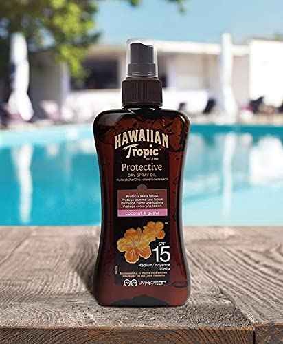 Hawaiian Tropic SPF15 Protective Dry Spray Oil