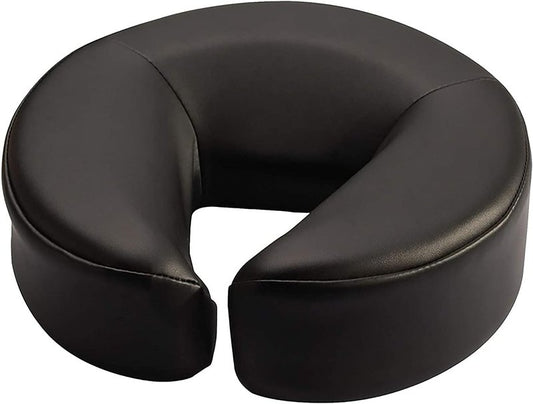 Universal Headrest Face Cushion - Massage Table & Chair Pillow | Black, 13 x 13 x 4 Inch