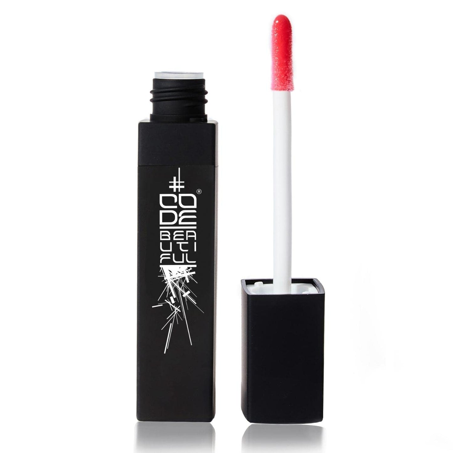 CODE Beautiful Lip Plumping Treatment Gloss for Fuller Plumper Lips | Long Lasting | Hyaluronic Acid Infused | Vegan & Cruelty Free | Lip Intense Plumper 7ml