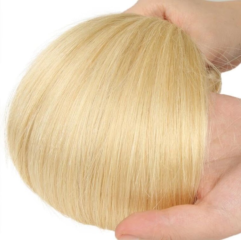 Blonde Body Wave Human Hair Bundles - 18 Inch 100% Unprocessed Brazilian Virgin Hair | 12A Grade, 1 Bundle