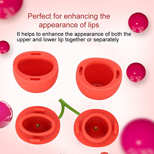 Lip Enhancer - Lip Plumper Device for Women & Girls, Beauty Tool with Cherry Shape Design, for Lip Training & Plumping, Portable Lip Care Device