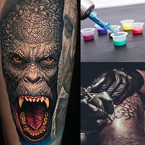 Ink Caps - 300Pcs Mixed Disposable Plastic Pigment Ink Caps Cups(Small#8,Medium#11,Large#15) ¡¦ ¡¦¡¦