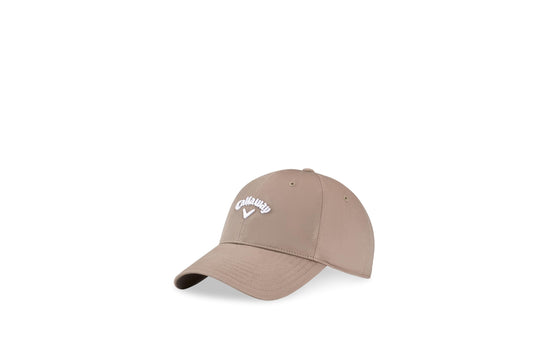 Callaway Golf Women's Heratige Twill Cap Collection Headwear (Latte/White)