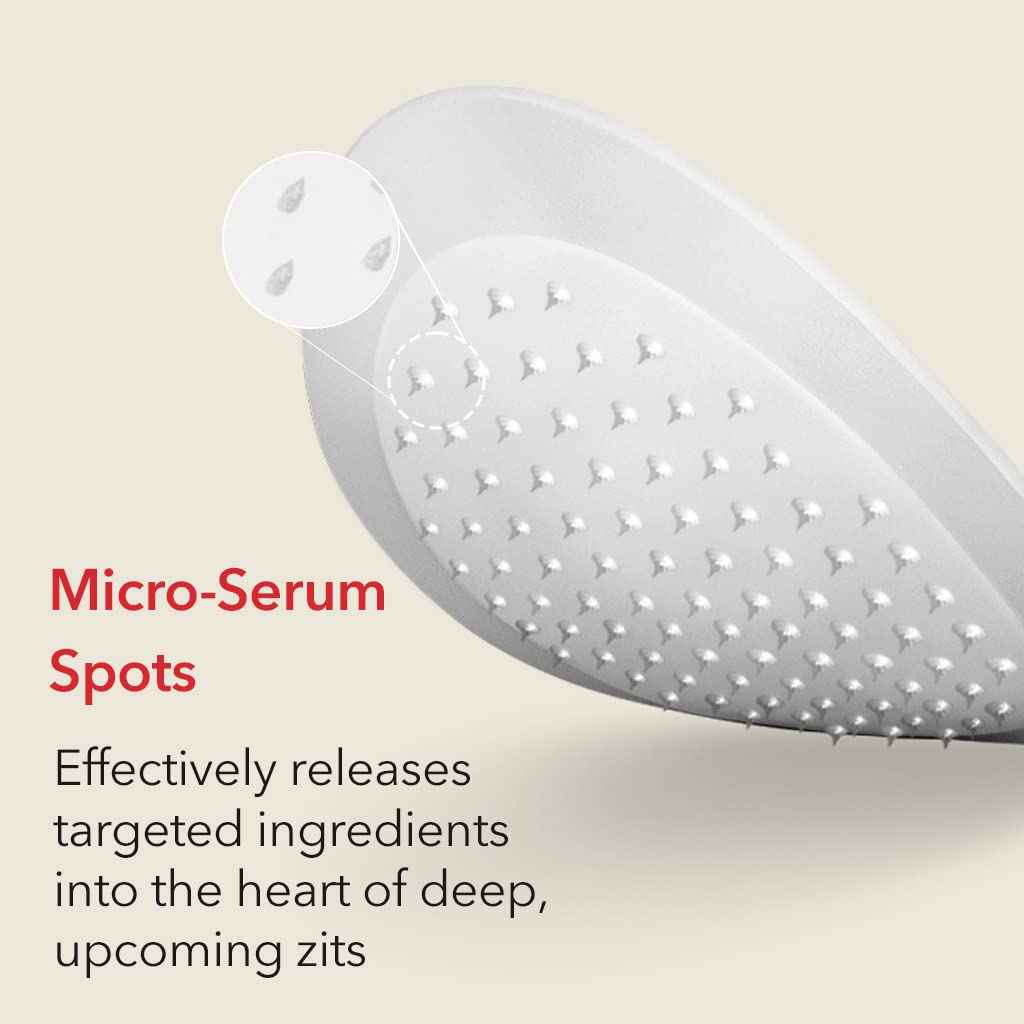SKINBUILDERS Microdart Acne Patch, Pimple patch Microneedle, Acne Treatment, PimTox Acne Patches For Hormonal Acne And Blemishes, Zit Patches, Patented Microneedles 27EA, Micropoint Pimple Patch