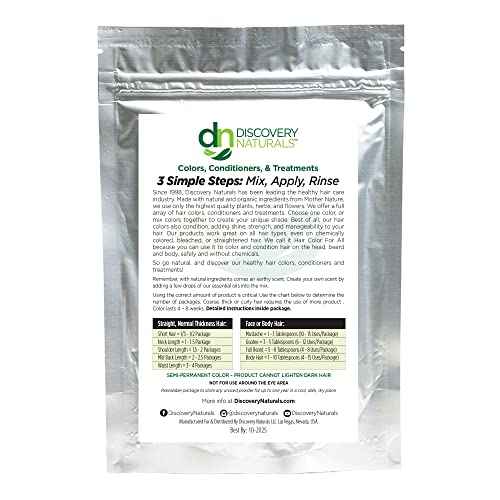 Black Henna Hair Color For All Kit | 100% All Natural Indigo Powder Hair Dye & Beard Dye (Midnight Natural Black) Organic, Herbal & Vegan Chemical & Cruelty Free Permanent Gray Coverage & Tinting