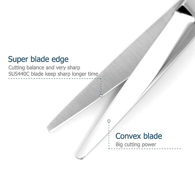 Hair Cutting Scissors 5.5 Inch Professional Haircut Hair Shears Sharp Barber Scissors 440C Hairdresser Barber Shears Rose handle KINSARO for Hairdresser Barbershop or Home Use