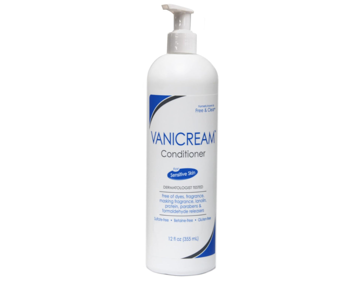 Vanicream Conditioner for Sensitive Skin, Free of Dyes, Fragrance, Lanolin, Parabens and Formaldehyde Releasers, Dermatologist Tested, 12 fl oz (Pack of 3)