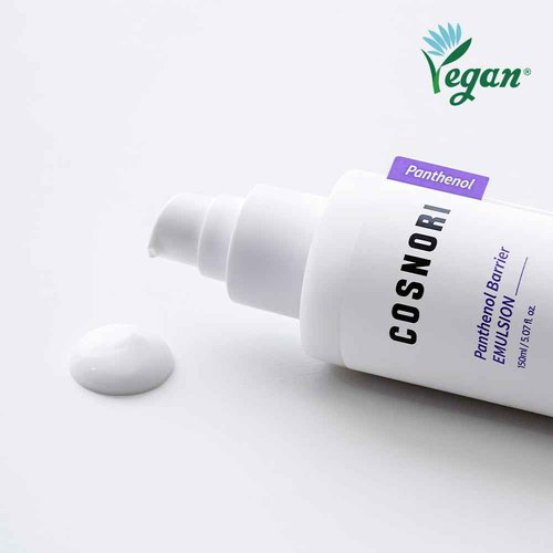 COSNORI Panthenol Barrier Emulsion - Vegan Skin Barrier strengthening Emulsion, Korean Skincare, High Content panthenol, Kakadu Plum Extract, Skin Texture&Hydration Care, 5.07 fl.oz