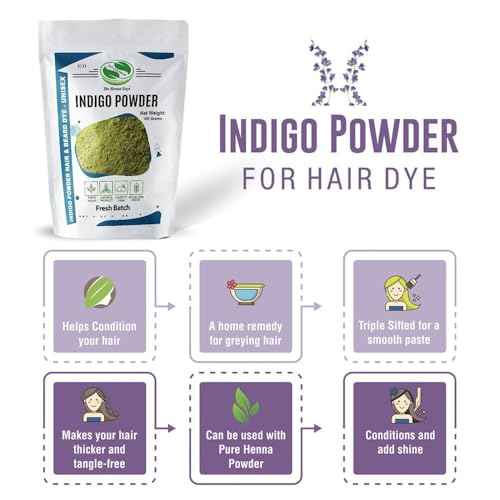 500 Grams INDIGO POWDER For Hair Dye/Color - The Henna Guys