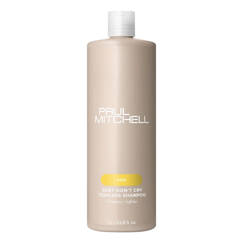 Paul Mitchell Baby Don’t Cry Tear-Free Shampoo, Cleanses + Softens Hair, For Children of All Ages, 33.8 fl oz