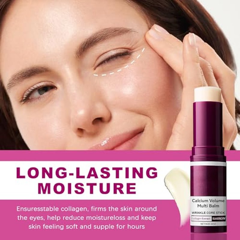 Vitaliq Anti Wrinkle Calcium Balm, Stick,Wrinkle Core Stick with Calcium,Intensive Repair Moisturizing Cream£¨2pcs)