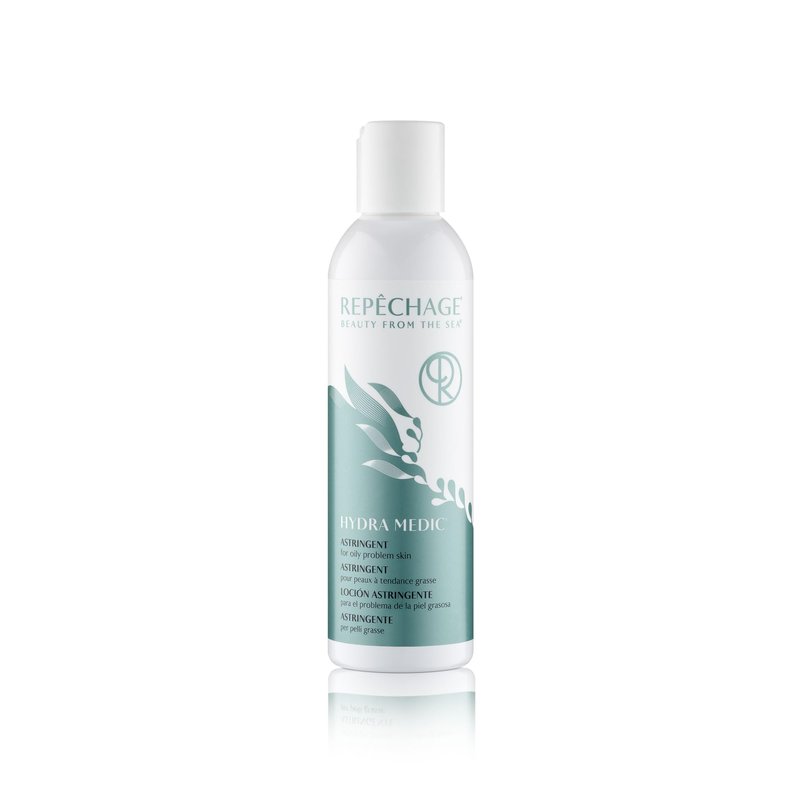 Repechage Hydra Medic Facial Toner & Astringent for Oily Skin with Green Tea, BHA Salicylic Acid, Seaweed Extracts & Willow Bark – Clarifying, Pore Minimizing, Balancing Toner for Face, 6 fl oz