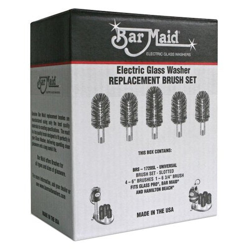Glass Pro BSET Brush Set (5-Brushes) for Glasspro Aa Washer 67222 Bset
