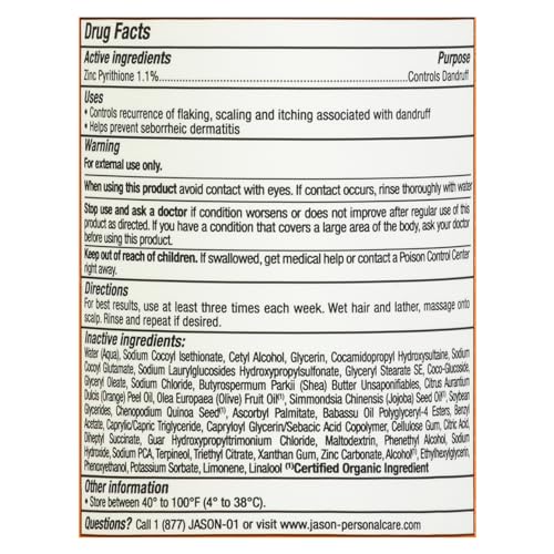 Jason Dandruff Relief Treatment 2-in-1 Shampoo & Conditioner, 12 Oz