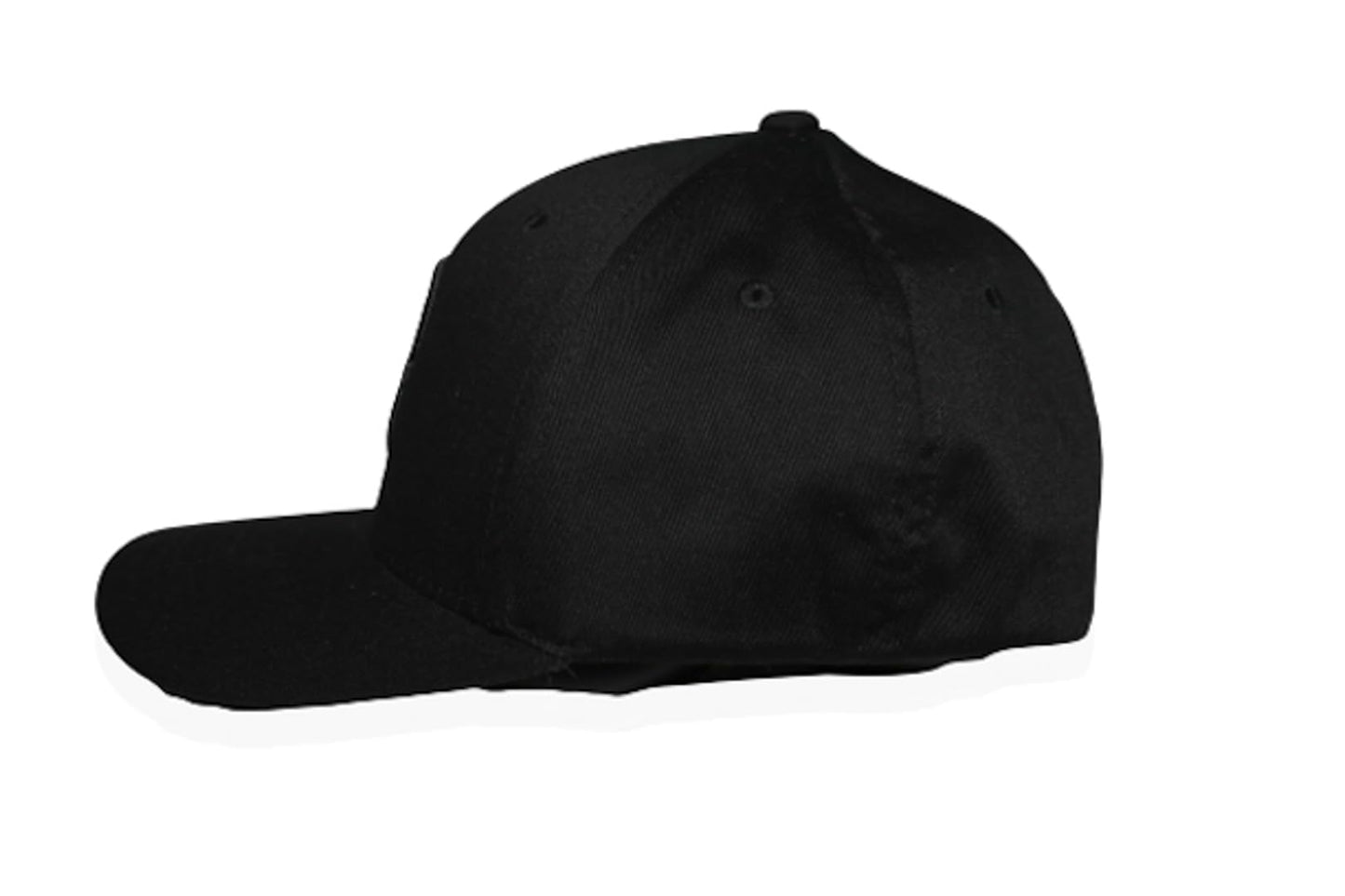 GOD CREATED 3D Logo Flexfit Cap Large/XLarge (7 1/8” - 7 5/8”) Black