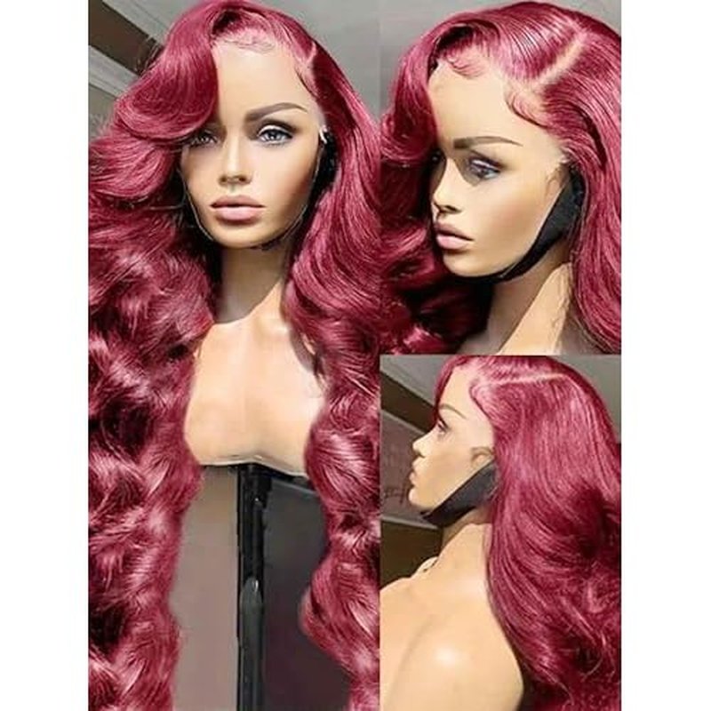 99j 13x4 Body Wave Lace Front Wigs Human Hair Pre Plucked 200 Density HD Lace Front Wigs for Women Glueless Wigs Human Hair Natural Black Color 22 Inch