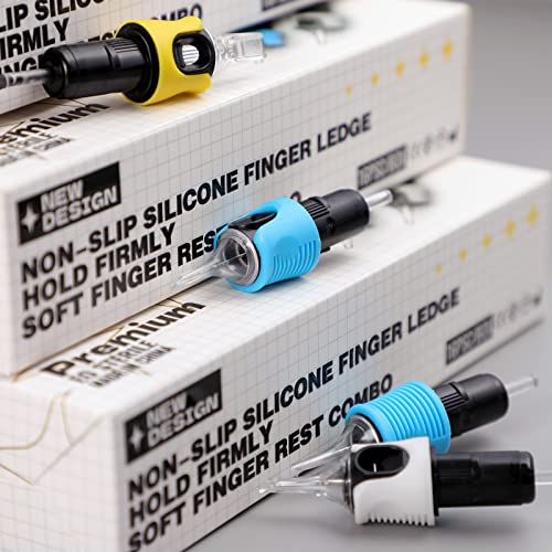 STIGMA Finger Ledge Tattoo Cartridge Needles #12(15RM) Round Magnum 0.35mm Standard M-Taper 16Pcs With Membrane Tattoo Cartridges for Rotary Tattoo Machine EN05-FG-16-1215RM