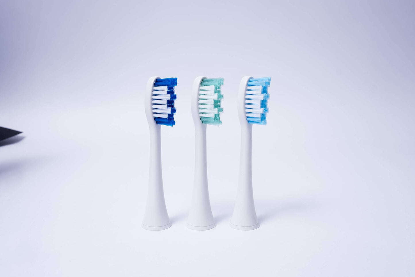 Dazzlepro Elements Toothbrush Heads - Compatible With Elements Sonic Toothbrush, Large, Soft Bristles, Large- Replacement Brush Heads, Large (Pack of 3)