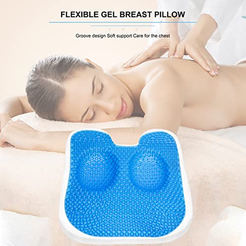 Breast Support Massage Table Quality Bolster Support Pad PU And Silicone Gel Chest Mat Beauty Salon U-shaped Elitzia ET30499
