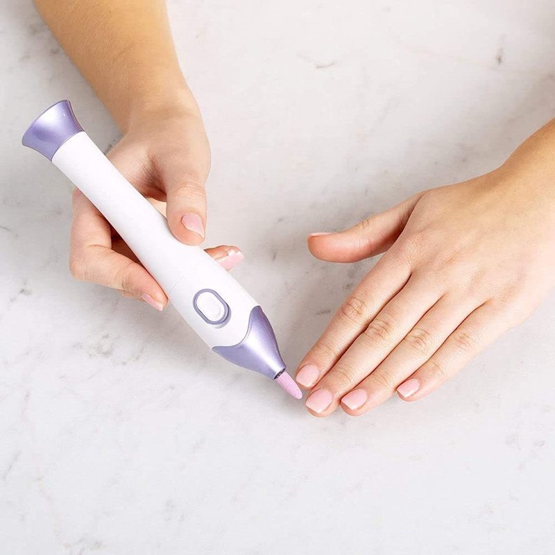 Plum Beauty Total Nail Care System, Complete Nail Care, Shaping, Pecision Shaper, Cuticle Pusher, Buffing & Emery Tools, Manicure & Pedicure KitF
