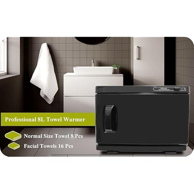 Hot Towel Warmer, 8L Professional Towel Warmer, Small Towel Warmers Cabinet for Spa, Hair Salon or Home Use