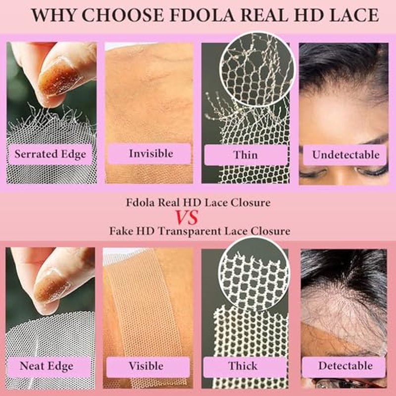 12A Human Hair Bundles with Closure 16 18 20 + 14 Inch Brazilian Body Wave Bundles Human Hair with 5x5 HD Lace Closure 100% Unprocessed Virgin