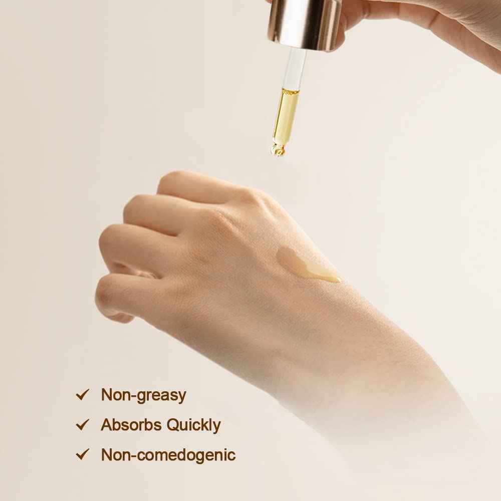 Neutriherbs Rosehip Seed/Jojoba/Grape Seed Oil with Vitamin C, Nourishing Dry Skin Face Oil, Smooth Wrinkles & Fine Lines, Brighten & Balance Skin, 30ml/1 fl.oz