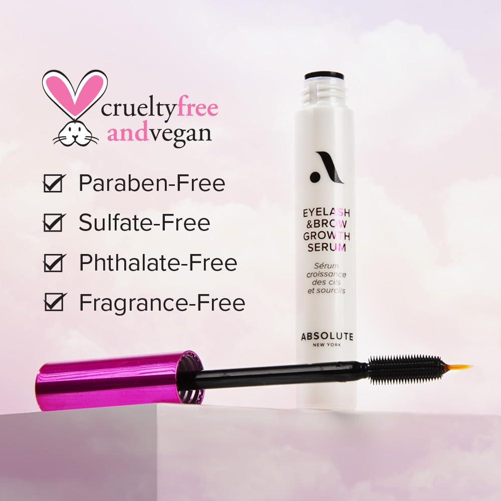 Eyelash & Brow Growth Serum - Nourishing Formula for Fuller Lashes & Brows | 0.5 oz