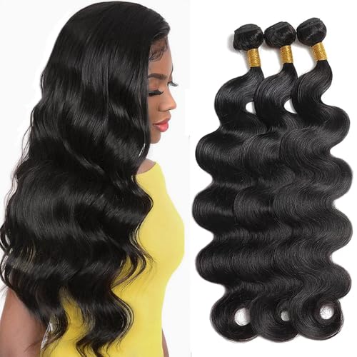 Human Hair Bundles Body Wave Bundle 20 22 24 inch 3 Bundles Human Hair Extensions for Women Body Wave Bundle