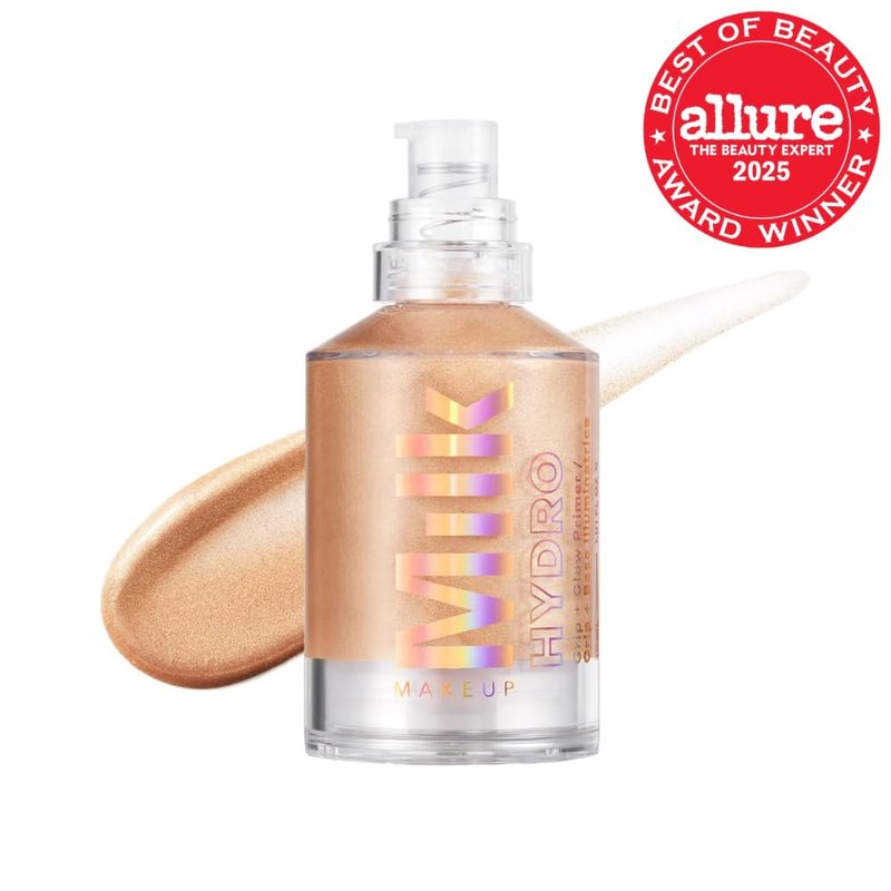 Hydro Grip + Glow Primer | Illuminating Face Primer with Hyaluronic Acid - 1 oz, Silicone-Free, Radiant Finish