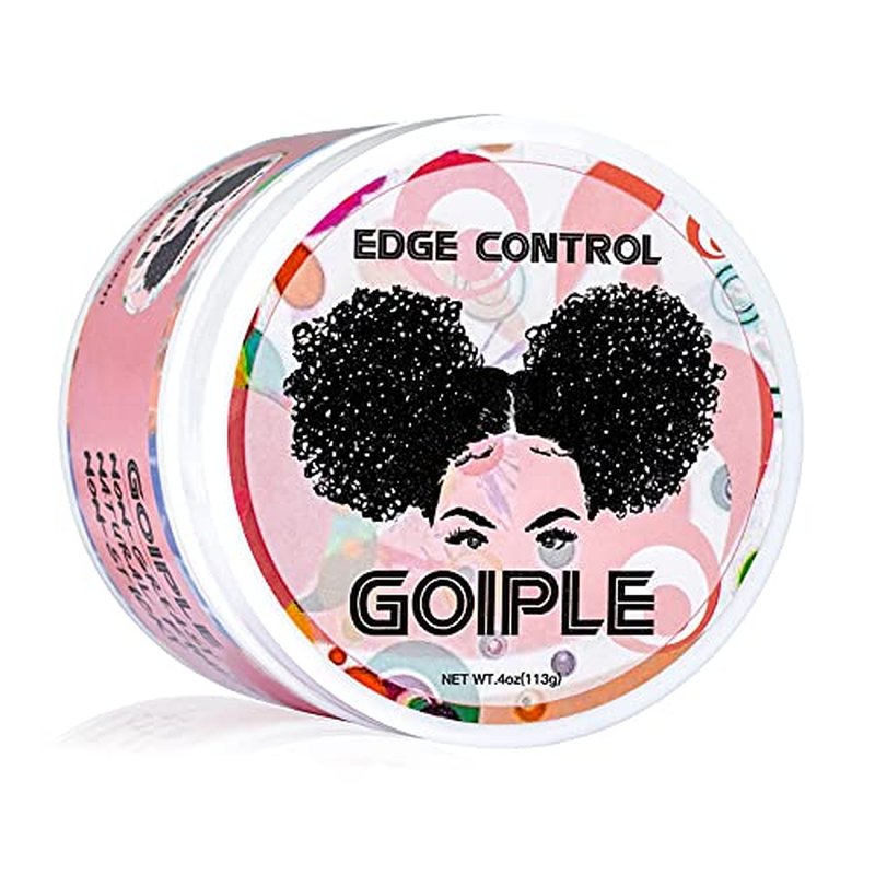 Edge Control Wax for Women Strong Hold Non-greasy, Edge Wax Styling Gel for Black Women Hair No Flaking, White Residue, Shine and Smooth Strawberry Scent 4oz