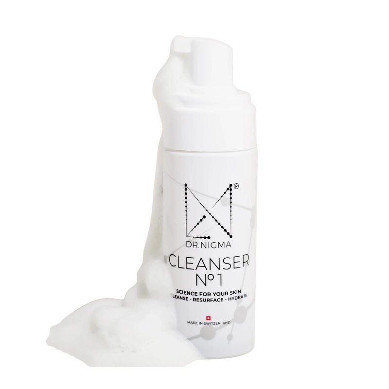 DR. NIGMA Cleanser No.1 Facial Cleanser Anti Aging Facial Moisturizer Soothes Skin Revives Dull Skin, Hydrates with Hyaluronic Acid & Chamomile Gently Exfoliates, Softens, Refines Texture 50ml