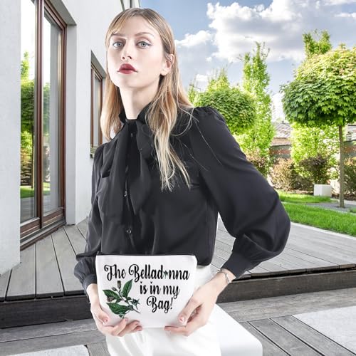 WCGXKO Movie Inspired Movie Makeup Bag Witchcraft Witchy Bag for Women (Bel)