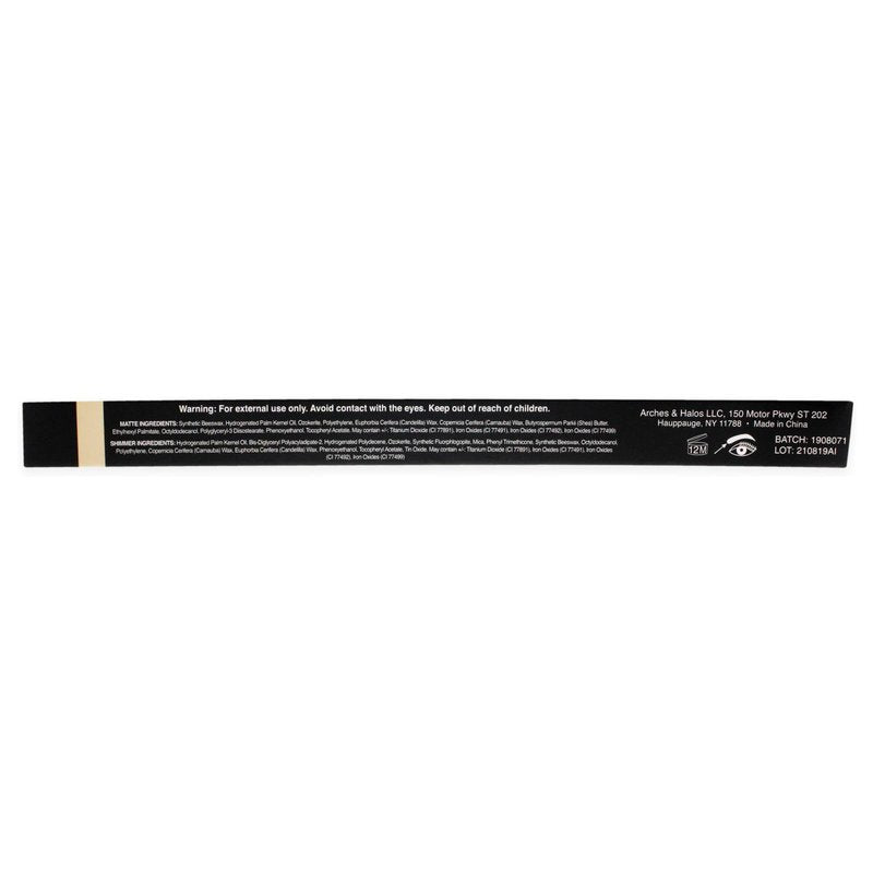 Arches & Halos Brow Highlighting and Concealer Crayon - Light - Shaping and Shimmer Eyebrow Stick and Highlighter Duo - Soft, Ultra Creamy Formula - Define, and Sculpt for Sharp Brows - 0.176 oz