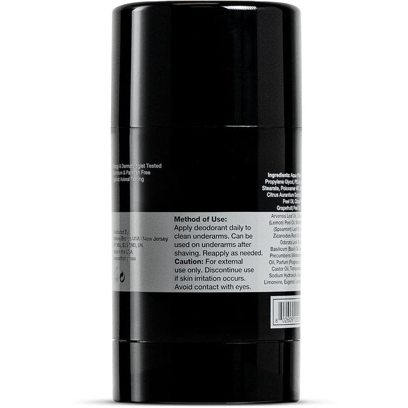 Anthony Alcohol Free, Aluminum Free Deodorant for Men – Non-Irritant Cool Gel Stick for Sensitive Skin – Sport Strength Stick Prevents Odor All Day – Clear, Stain Free – 2.5 Fl Oz