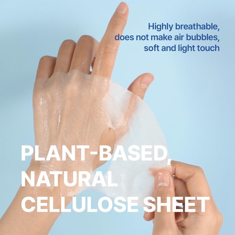 Silk Peptide Glow Sheet Mask - Firming & Lifting for Dry Skin | 10 Sheets, Korean Skincare