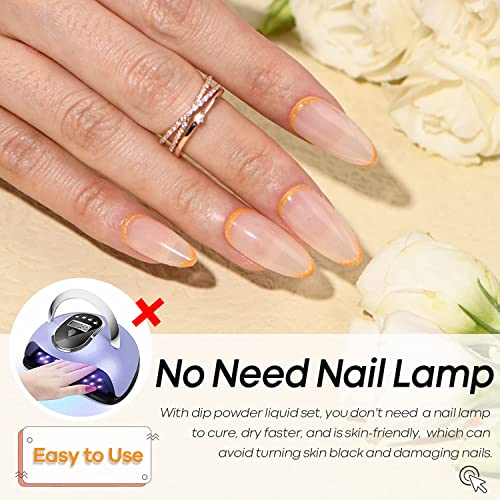 AZUREBEAUTY Dip Powder Base Coat 15 ml for Nail Dipping Powder Set French Nails Art Manicure Beginner DIY Salon