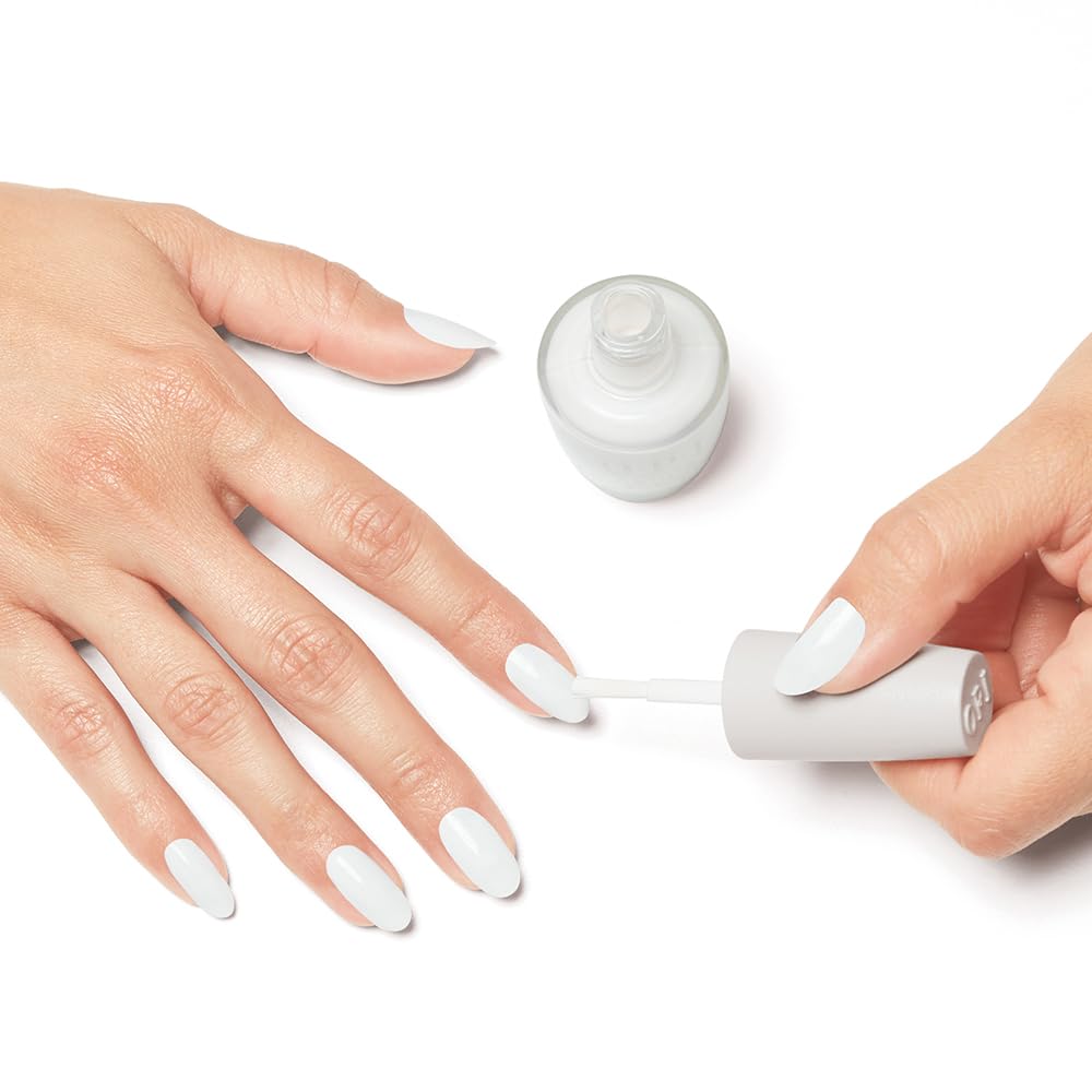 OPI Nature Strong Strong as Shell | Opaque Bright White Crème Natural Origin Nail Polish | Plant Based, Vegan, Cruelty Free