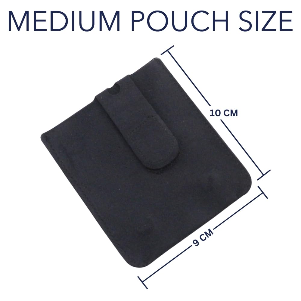 URSA Live Pouch: Premium Belt & Instrument Strap Pouch for Wireless Transmitters & Receivers. Quick and Secure Removal and Attachment. Compatible with Line 6, Sennheiser, Shure & More (Medium)
