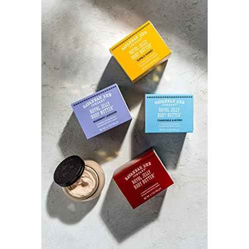 Savannah Bee Company Royal Jelly Body Butter - Deep Hydrating Body Butter for Dry Skin
