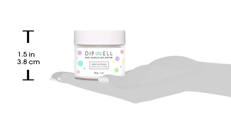 DipWell Glitter Color Dipping Nail Powder, Dip Powder for Nails, Dipping Nail Liquid Compatible, Easy Soak-Off, Vegan-Friendly, Made in USA (GL - 44)